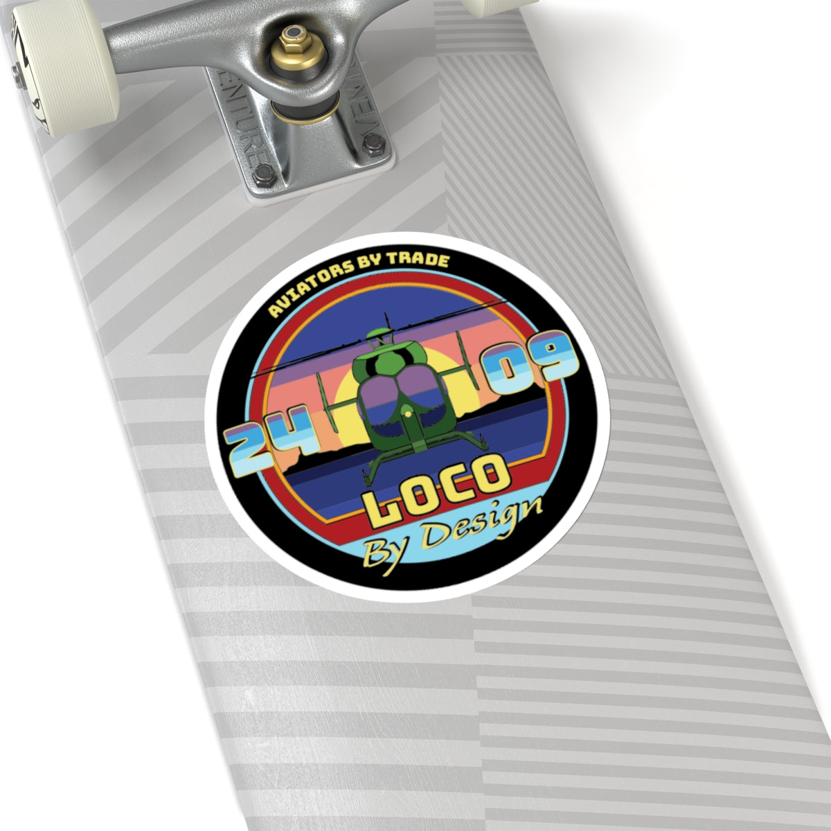 Loco Flight Class Sticker: Modern Cali Style